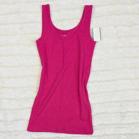 Barbie Pink Ribbed Tank Top - Picture 2 of 11